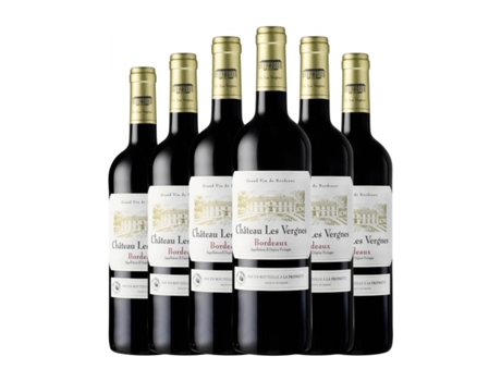 Vinho UNIVITIS Château les Vergnes Rouge Bordeaux (0.75 L - 6 Unidades)