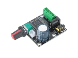 Placa De Amplificador De Áudio Digital Classe D Pam8610 15wx2 Canais Dual Dc 12v