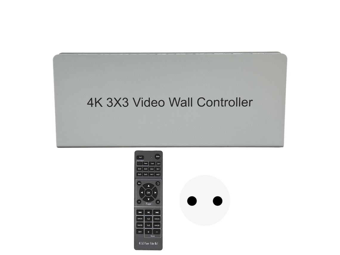 Controlador de parede HDMI 1.4, resolução 4K EOOCOO
