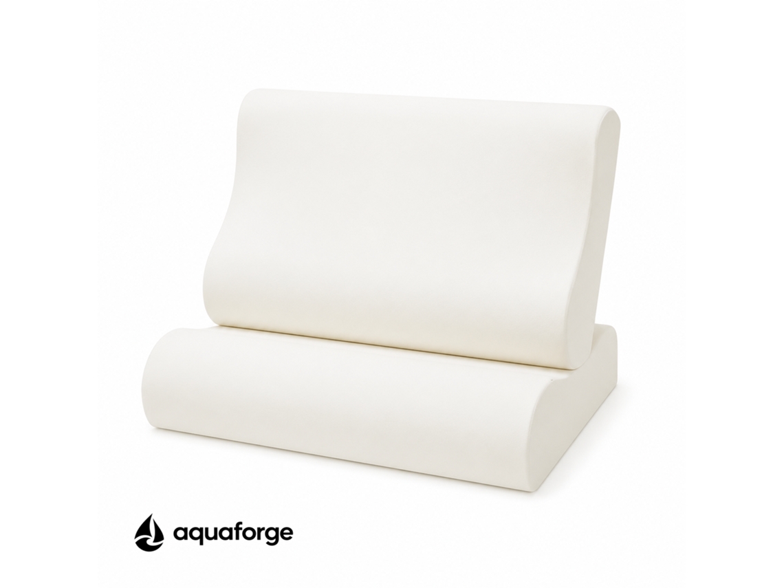 Almofada Cervical Ergonómica Espuma Viscoelástica 50 X 30 Cm