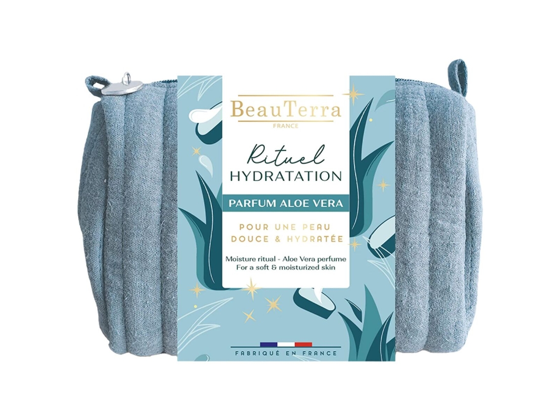 Conjunto - Beauterra - Ritual De Hidratação - Gel De Ducha Aloe Vera 200ml - Creme Universal 100ml - Vegano
