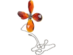 Corrente para Luminária com Pingente em Formato de Flor, Ornamento Decorativo para Ventilador de Teto. SFUSHOS