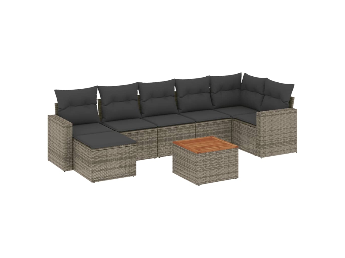 Garden Sofa Set, Garden Sofa Sets Vidaxl Cinzeto Rattan / Vime (n/a)