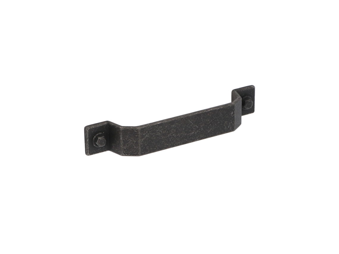 Puxador para Móveis Zamac Distância Central 128mm Ferro Preto Vintage Conjunto de 25 HARDWAREXCHANGE