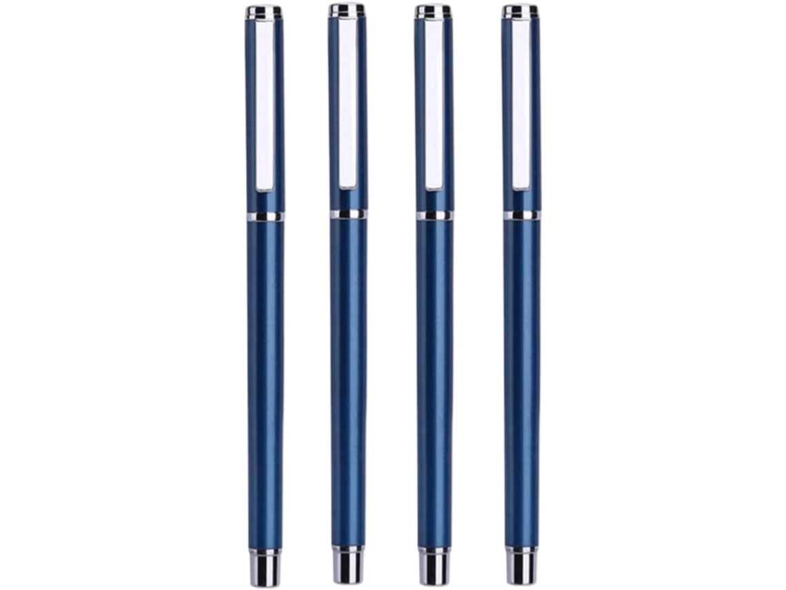 Com Caneta Neutra Texturizada, Esferográfica Metálica, Rollerball,