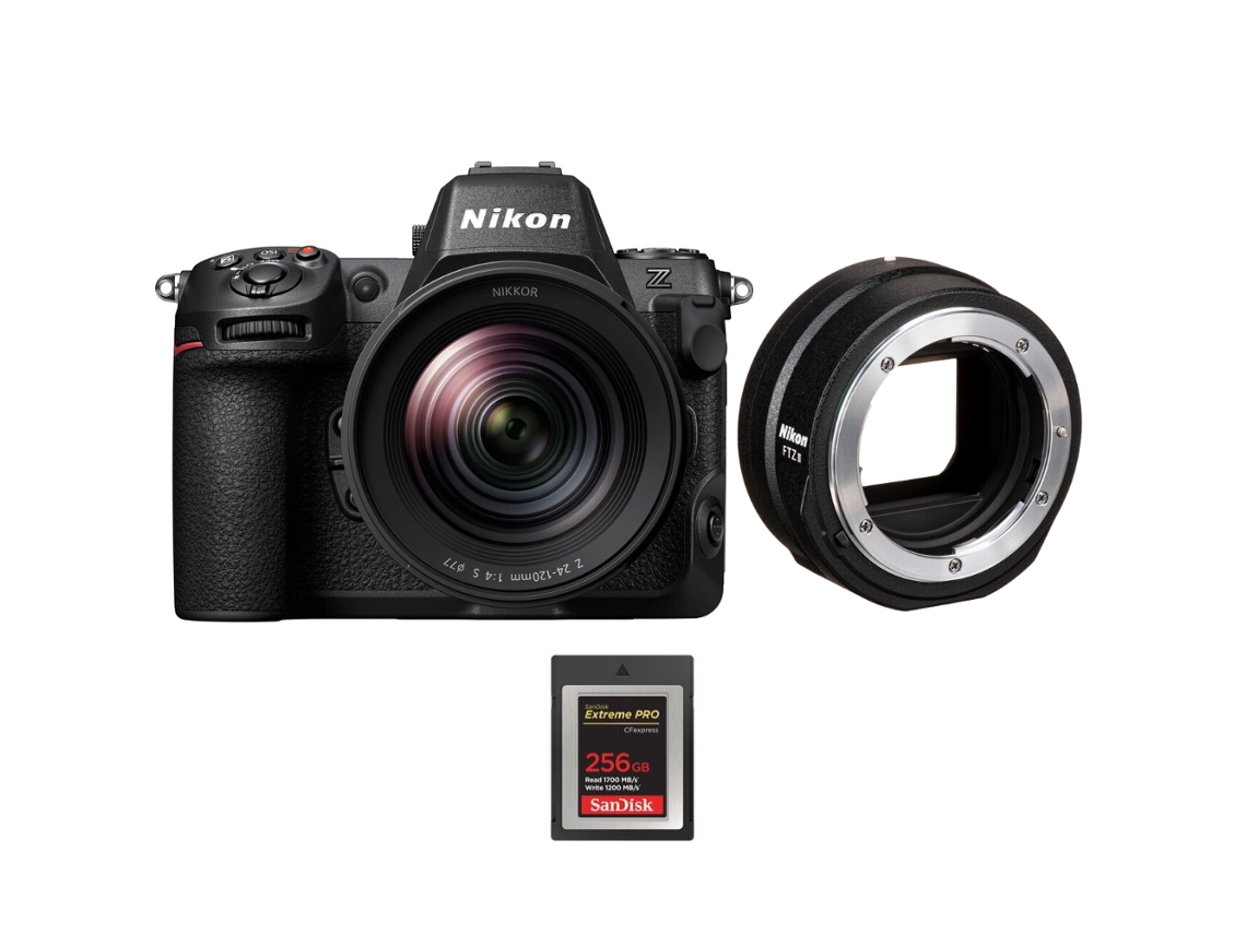 Z8 + Z 24 120mm F4 S + Ftz Ii + 1 Sandisk 256gb Extreme Pro Cfexpress Type B + Ebook “20 Dicas para Fotos Que Impressionam” NIKON