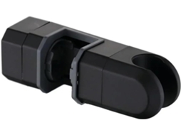 Suporte De Chuveiro Ajustável Universal Para Barra Deslizante 15mm A 30mm Preto