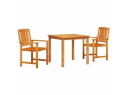 Conjunto de Móveis de Jardim HARLANV1 com 5 Pcs para Refeição Vime e Polipropileno Preto