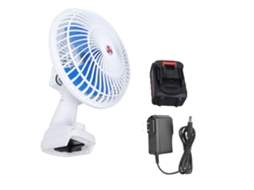 Ventilador Portátil Externo Recarregável com Bateria de Lítio