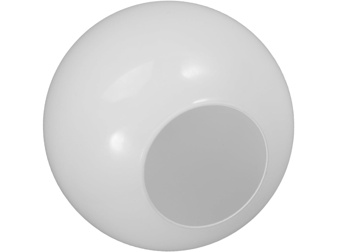 Abajur Globo De Vidro Com Armação De Latão Ø110 Mm, Fixação Plana Compatível Com Soquete E27