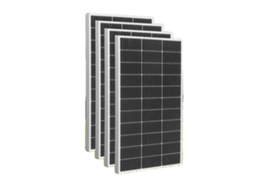 Painel Solar, Potência Máxima De 600w, Eficiência Monocristalina De 21.8, Design Resistente Às Intempéries,600w 4pcs 150w Oem