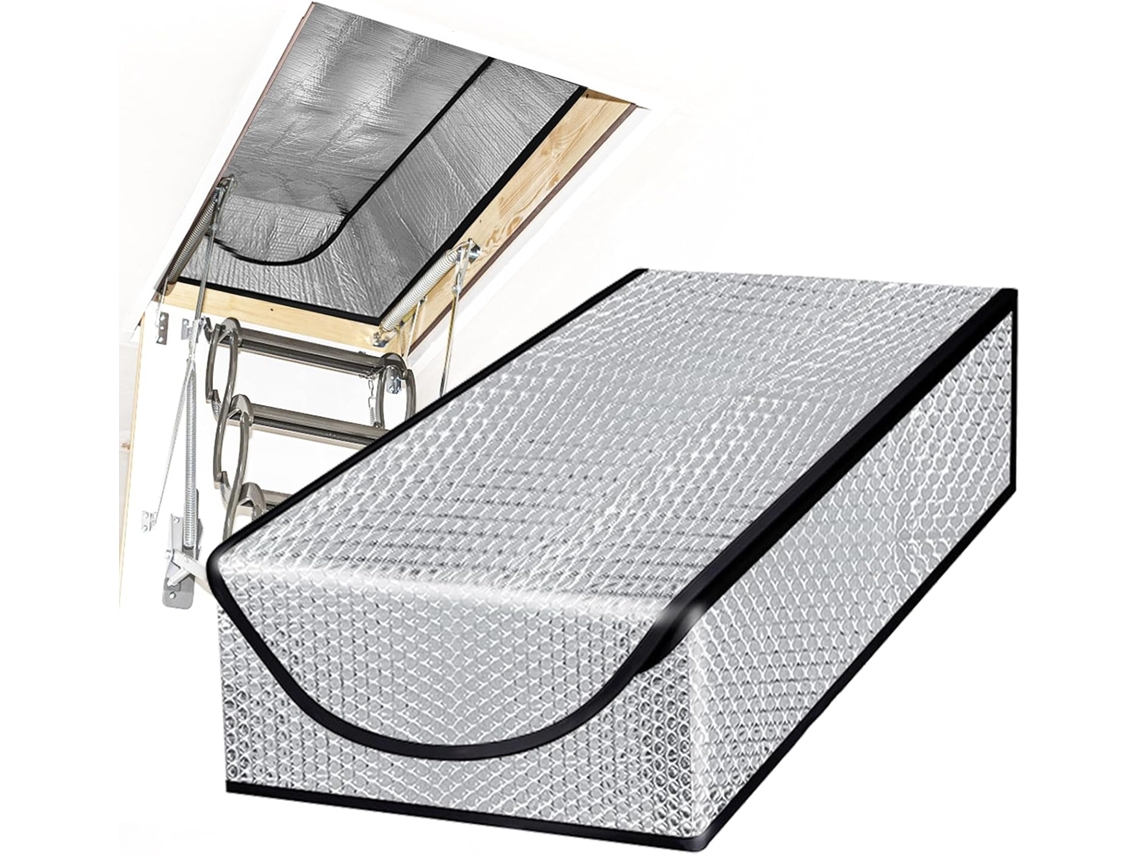 Cobertura Isolante Para Escadas De Sótão, Tenda Isolante Com Zíper, Proporciona Isolamento Térmico E Proteção Contra Poeira Para A Entrada Da Escada