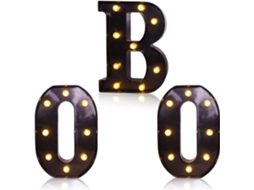 Decorações De Halloween Para Casa | Letras Iluminadas Boo | Decorações De Halloween Para Apartamen Gokoco