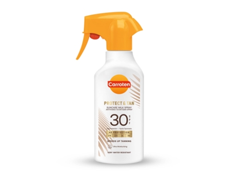Spray de leite protetor solar bronzeador FPS 30 Carroten