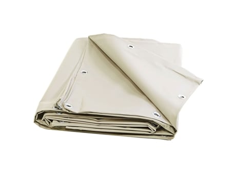 Lona para Pérgola Marfim 5x7 m - TECPLAST 680PR Impermeável