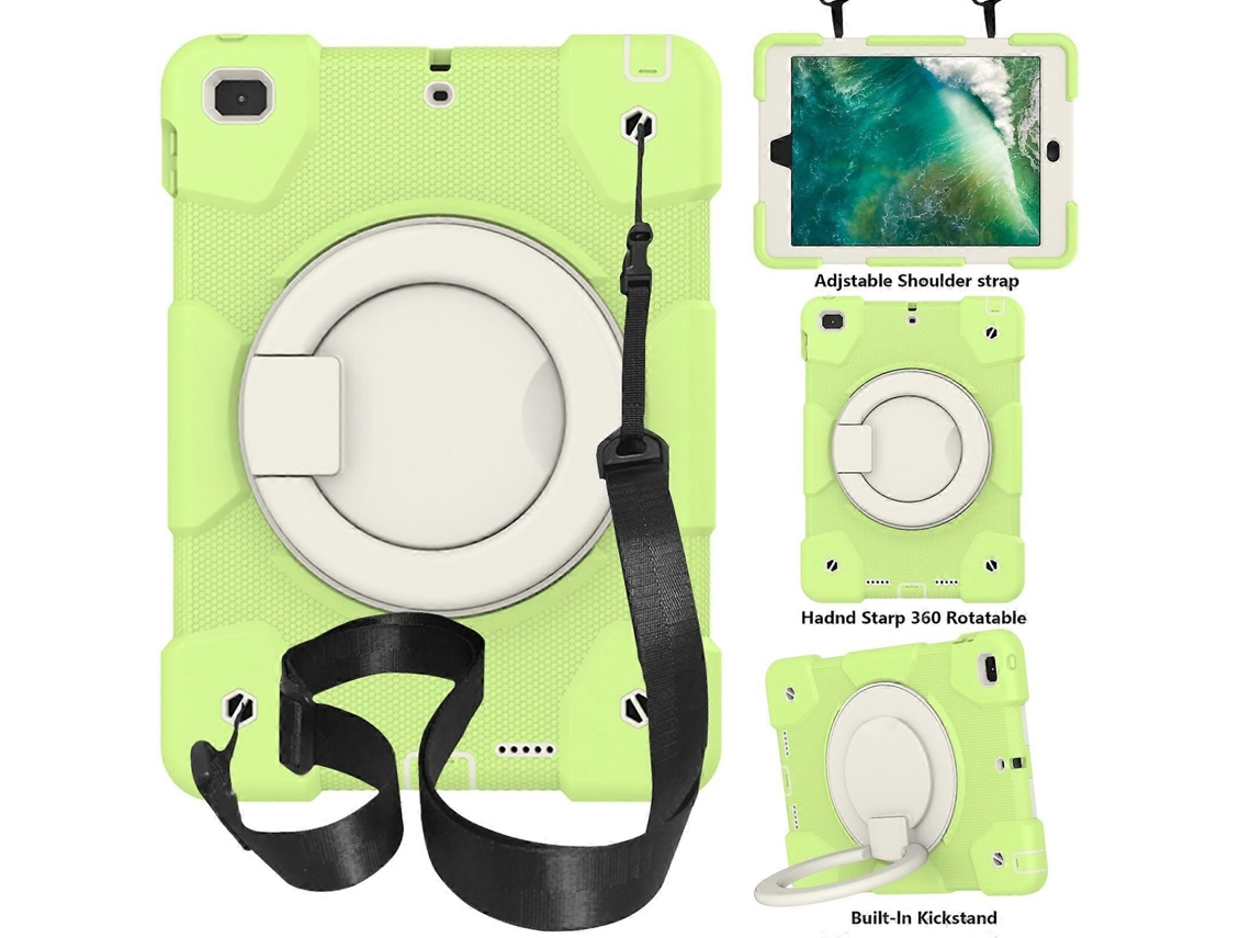 Capa de silicone com proteção total para tablet Webake com suporte e alça para iPad 9.7 2018