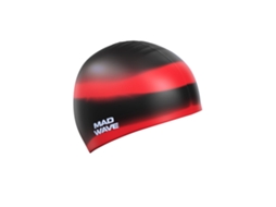 Touca de banho MAD WAVE Unissexo (Tamanho Único - Vermelho)