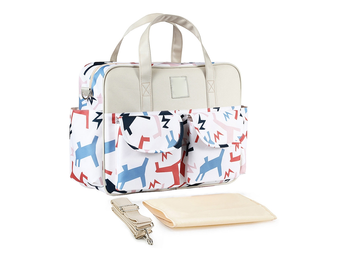 Primerox bolsa para Fraldas Insular Portátil Mummy Bag com Múltiplos Bolsos para Viagens Bebê