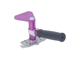 Haste extensível com ângulo ajustável para caixa de drywall plana, compatível com todos os modelos, feita de alumínio anticorrosivo.