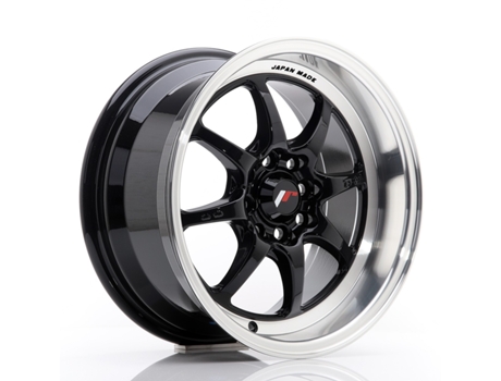 Jante para Carros Japan Racing Tfii 15''X7,5 Et 10 4X100 4X114,3 Cb 73,1 Preto