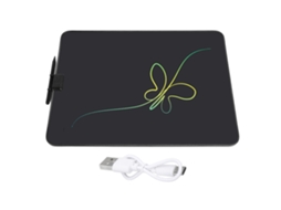 Ats tableta Lcd de 20 Polegadas para Escrever e Desenhar Recarregável com Lápis para Educação Infantil em Casa Preta