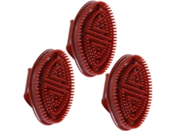 Conjunto De 3 Escovas Banho Multifuncionais Escova Para Lavar O Cabelo, Escova De Massagem, Escova Esfoliante Para A