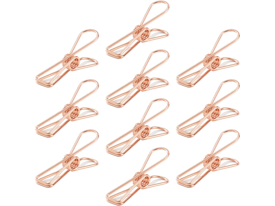10 Prendedores de Roupa Portáteis Multiuso, Práticos para Casa, Ferramenta para Fixar Luminárias, Opção para Pendurar