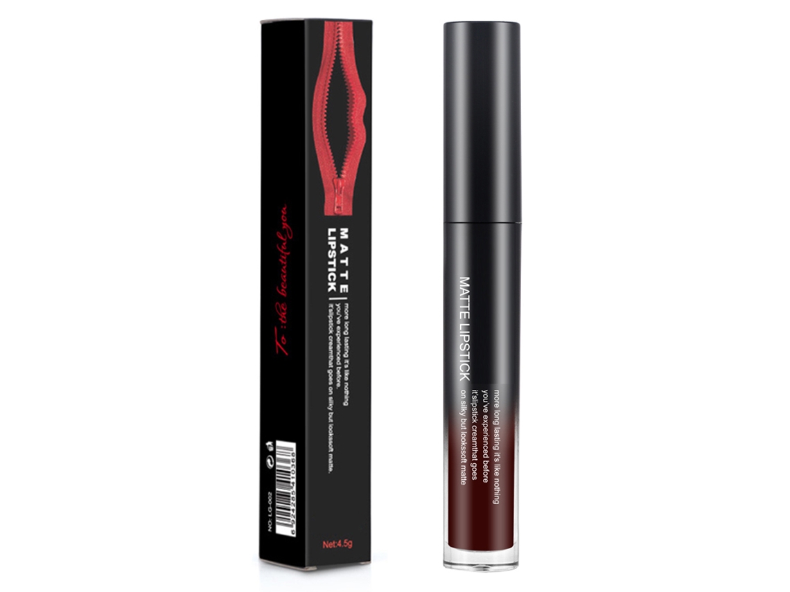 Labial Líquido Mate Nageta 22 Largo Duración No Pegajoso Gloss Cosmético Labial