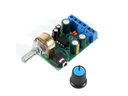 Módulo Amplificador Estéreo de 2 Canais Tda2822m 1.8 12v com Jack de 3.5mm Placa de Áudio S/MARCA