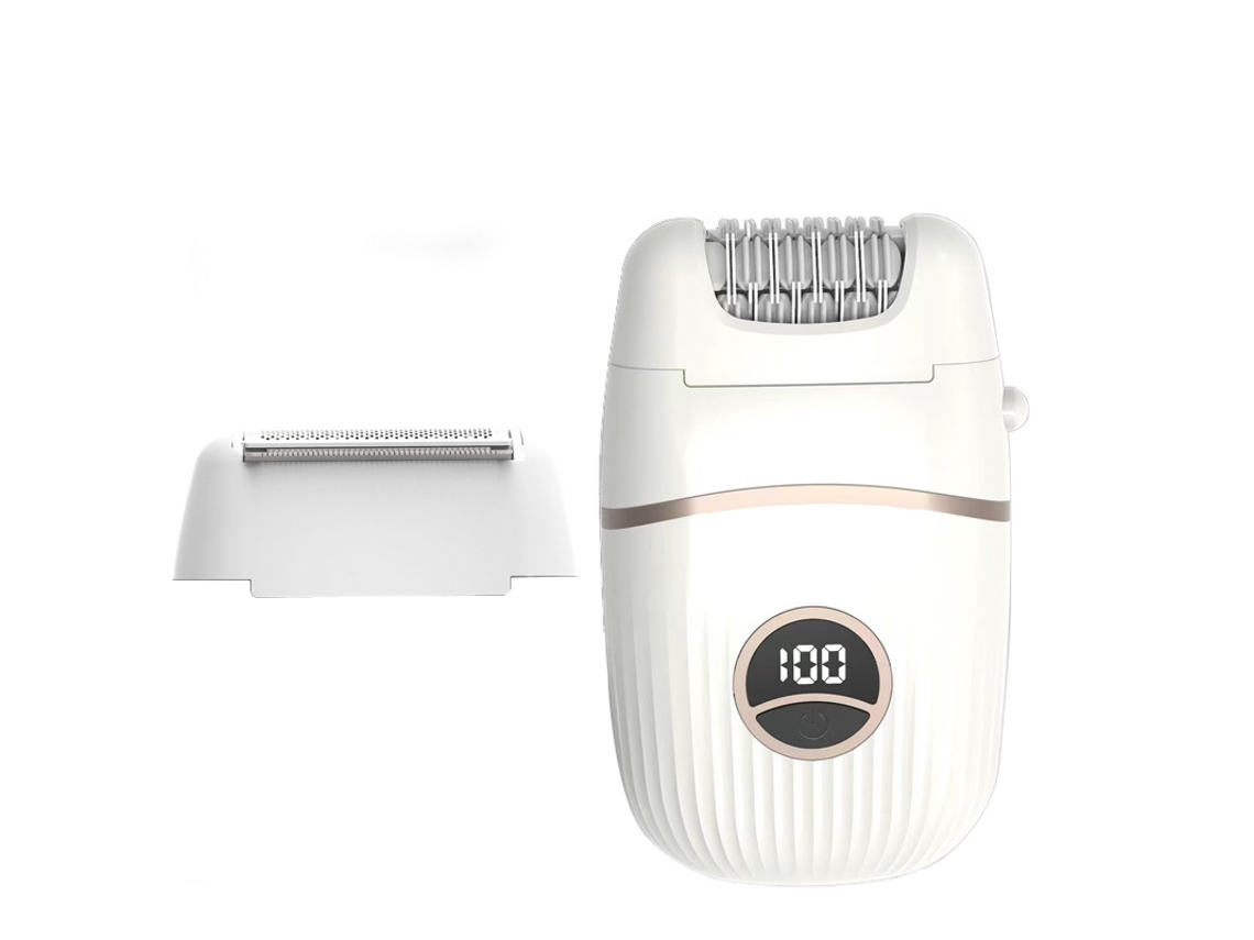 Mini Depilador Elétrico, Aparelho 2 Em 1 Para Remoção De Pelos Femininos, Depilação Indolor, Adequado Para Todo O Corpo.