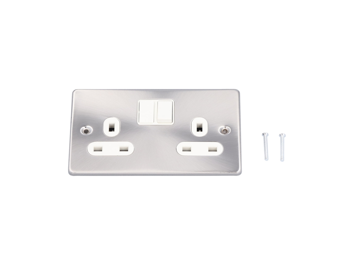 Tomada de Parede Dual com Chave | S/MARCA
