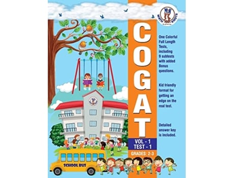 Livro CogAT Vol 1 TEST 1 de Gowri M Vemuri (Inglês)