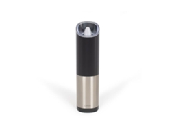 Moedor De Especiarias, Livoo, Gs161, 80 Ml, Moagem Ajustável, Led Azul, Recarregável Por Gravidade, Preto
