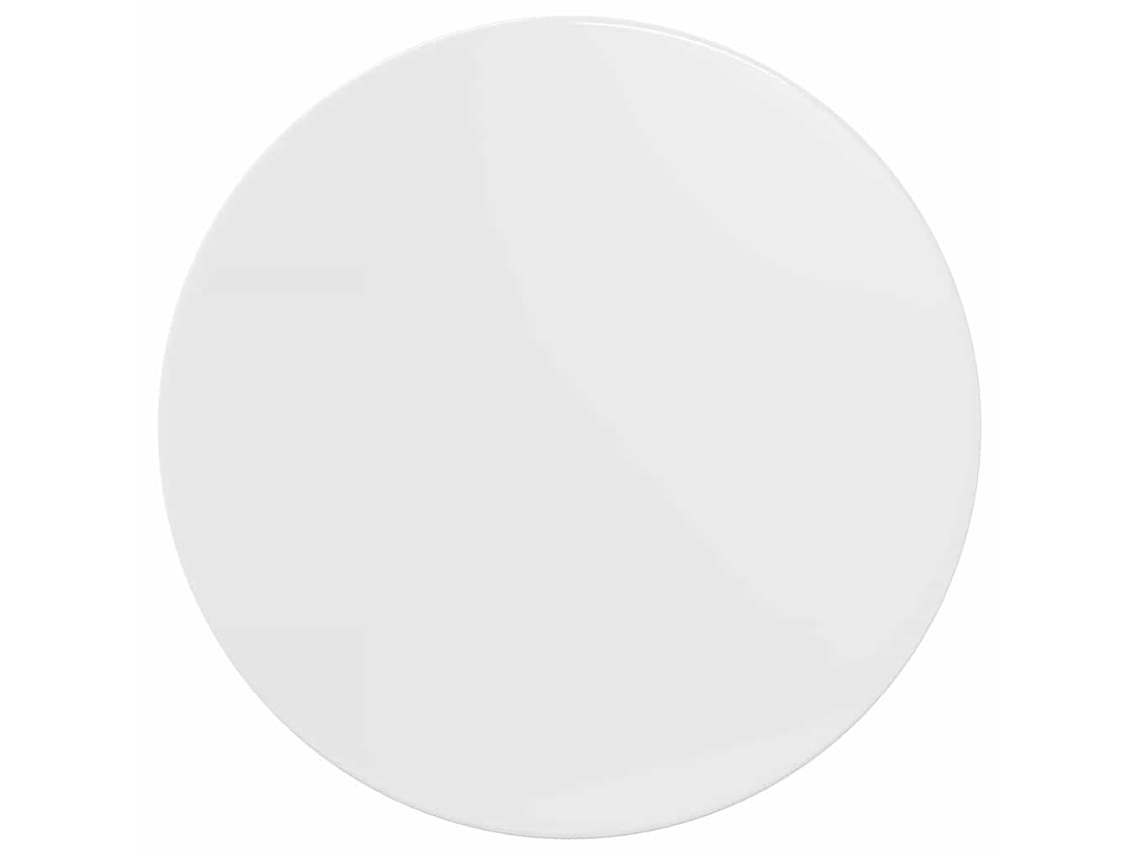 Tampo de Mesa Branco Brilhante 70 X 70 X 1,5 Cm MAISON EXCLUSIVE
