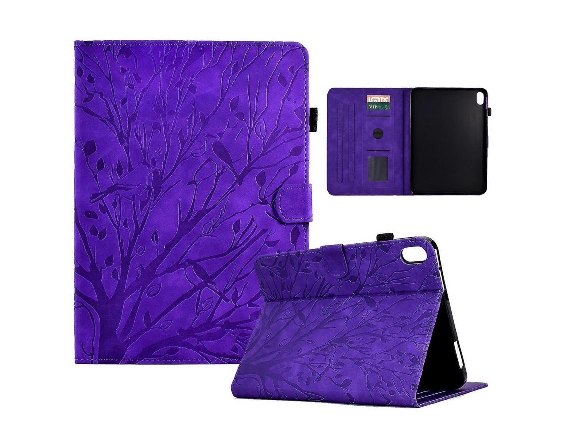 Capa Para Tablet Lenovo Tab P11 J606f Fortune Tree Pressure Flower Em Pu Com Função De Ativação/suspensão