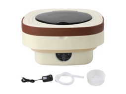 Máquina de Lavar Mini Portátil Dobrável 8,5L para Roupa de Bebé, Viagem e Camping LAXISCREED