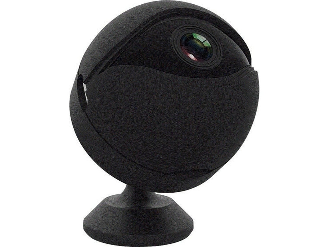 Mini câmera espiã Wi-Fi HD 4K/1080P, câmera interna portátil com visão noturna, detecção de movimento, babá eletrônica, preta. Bestvite