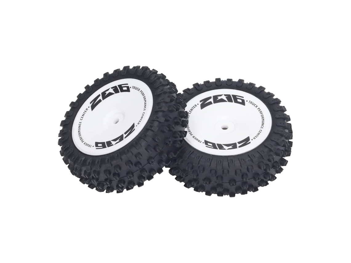 Conjunto SFUSHOS de 2 pneus dianteiros para carros RC 1/12