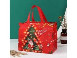 Sacos De Presente De Natal Keeplus 32,5x25x17 Cm, Compatíveis Com Lembrancinhas De Mesa De Natal Sacola Reutilizável Com Alça D Aquaforge