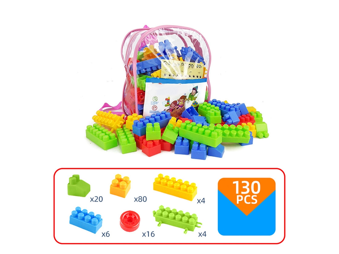 Ats brinquedos de Blocos para Crianças Cores Brilhantes Diy Educatsivos Construção para Bebês e Crianças Pequenas