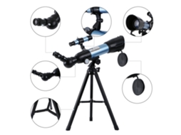 Telescópio Astronômico 90x Hd Refrativo para Crianças com Tripé e Bússola