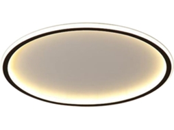 X Luminária De Teto Led Redonda De 30cm Para Cozinha, Corredor, Escritório E Quarto, 38w Gokoco