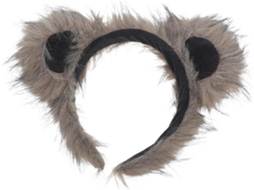 Tiara Com Orelhas De Urso: Tiara Com Estampa De Animais Do Zoológico, Acessório