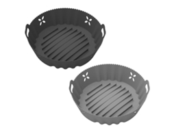 Folhas de Silicone para Air Fryer Reutilizáveis Inserções Redondas para Fácil Limpeza NEVEANCE