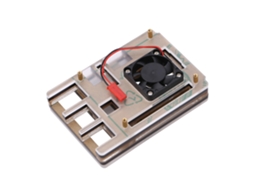 Capa De Acrílico (proteção Transparente, Dissipação De Calor E Resfriamento) Capa De Seis Camadas Para Raspberry Pi 3 Com Ventilador