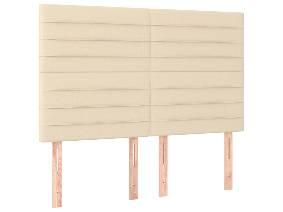 Headboard, Headboards Vidaxl Creme Tecido (144 Cm)