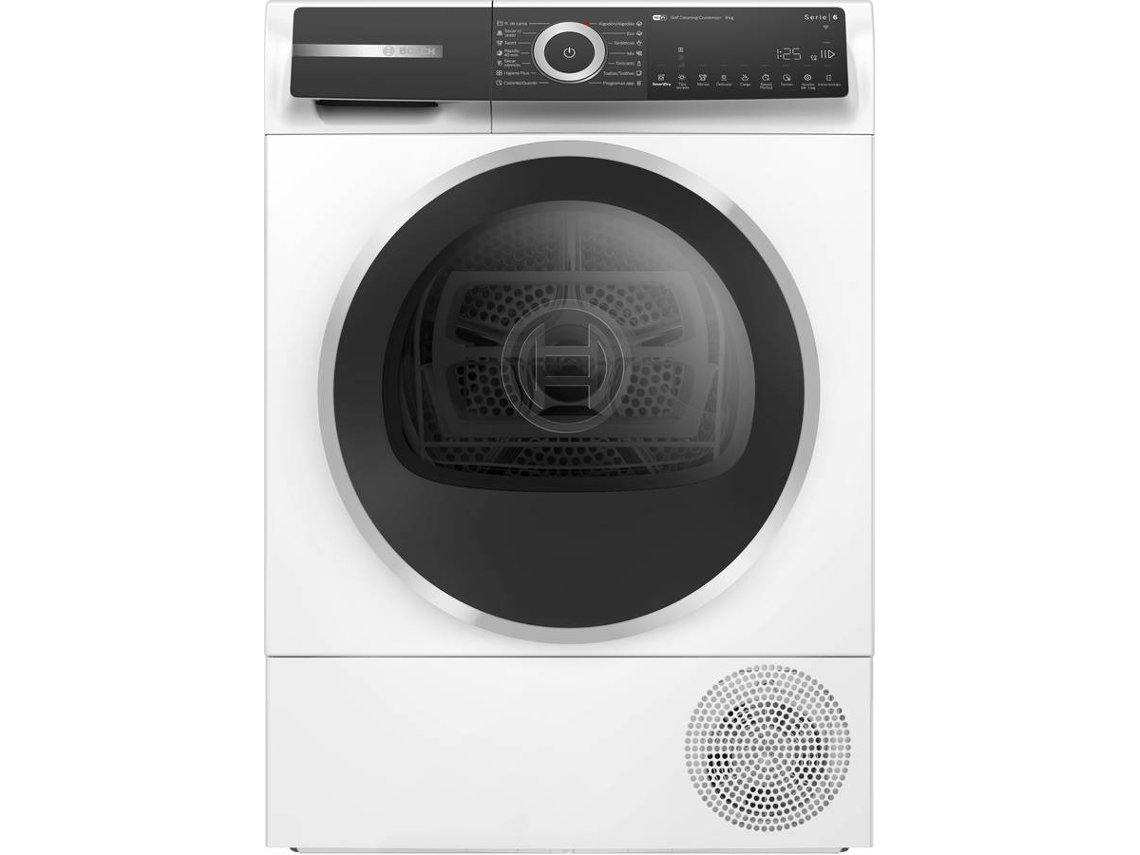 Máquina de Secar Roupa BOSCH WQH246B0ES (9 kg - Bomba de Calor - Branco)
