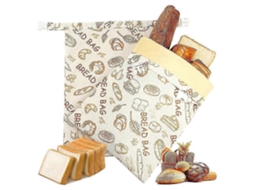 Conjunto De 2 Sacos Reutilizáveis Para Conservar Pão Caseiro, Em Algodão E Cera De Abelha, Com Armazenamento Respirável E Reutilização Diária