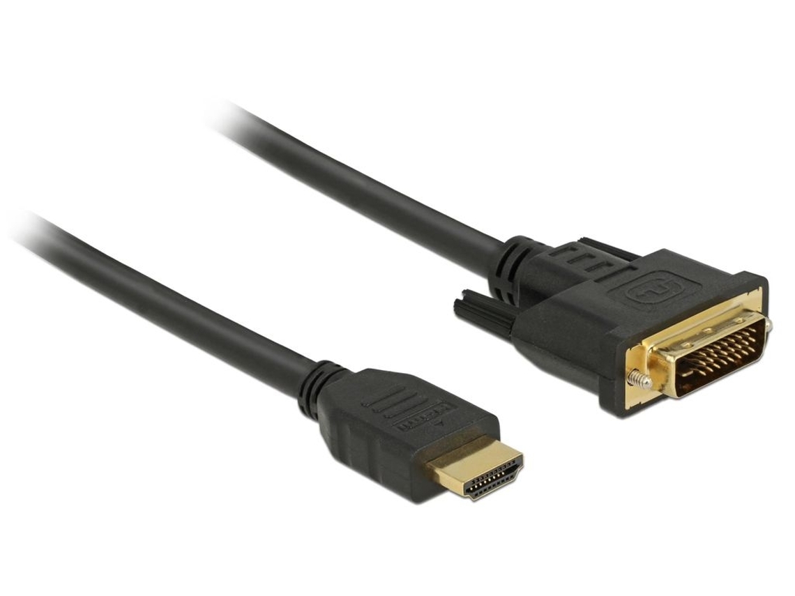Cabo Bidirecional Delock Hdmi para Dvi 24+1, 1 M AQUAFORGE