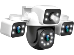 Câmera Ip Wifi de 6mp, 3 Lentes, Telas, Zoom de 10x, Detecção por Ia, Rastreamento. SFUSHOS